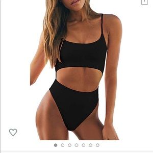 One piece bathing suit